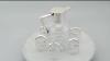 Sterling Silver And Glass Whiskey Jug And Tot Set By Elkington U0026 Co Ac Silver A7652