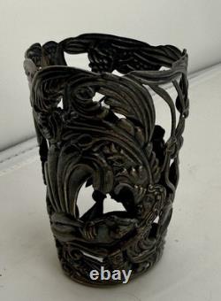 Sterling Silver Antique Emilia Castillo Handforged Bachaus Wine Glass cover