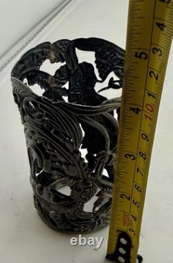 Sterling Silver Antique Emilia Castillo Handforged Bachaus Wine Glass cover