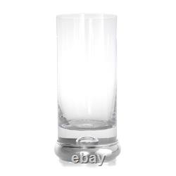 Sterling Silver Based High Ball Glass Tumbler