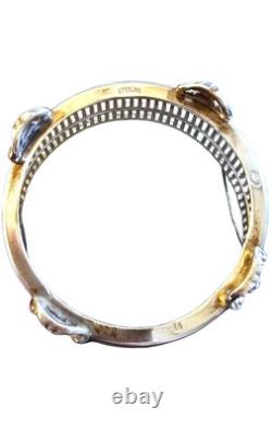 Sterling Silver Basket with Blue Glass Liner by Watson Co USA early 1900