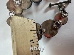 Sterling Silver Bracelet Dichoric Glass Purple Sparkle 57 gram 950 Silver LZ