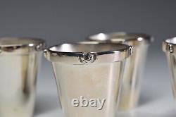Sterling Silver Chrome 925 Shot Glass Set (4cups) Replica