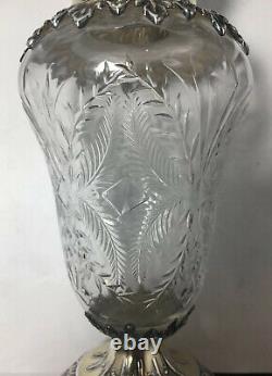 Sterling Silver Cut Glass Muffineer By Black Starr & Frost # 164