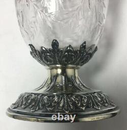 Sterling Silver Cut Glass Muffineer By Black Starr & Frost # 164