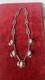 Sterling Silver Dragons Breath Glass Opal Mexico Link Vtg Mcm Necklace 46g