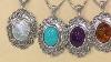 Sterling Silver Gemstone Or Roman Glass Pendant W 18 Chain By Or Paz On Qvc