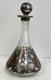 Sterling Silver Glass Perfume Bottle Floral 19th C 7 H Engraved Ornate