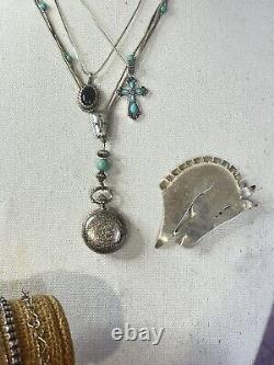 Sterling Silver Jewelry Lot Mexico 925 Wear Sell Craft 163.77 G Carolyn Pollack