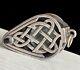 Sterling Silver Loupe Magnifying Glass Celtic Knot Case Pendant 925 Great Gift
