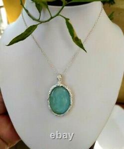Sterling Silver Original Ancient Roman Glass Pendant Necklace Hand Made Gift