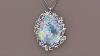 Sterling Silver Roman Glass Oval Pendant With Chain By Or Paz On Qvc