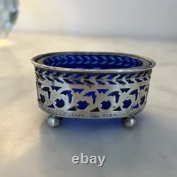 Sterling Silver Salt Cobalt Blue Liner Watson