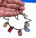 Sterling Silver Sea Glass Necklace 17 Inches Vintage 14 Grams