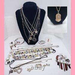 Sterling Silver, Silver, Multi-Stone, Freshwater Pearl Jewelry Mixed Lot 187.6g