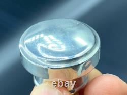 Sterling Silver Topped Cut Glass Perfume Scent Bottle Birmingham H. Matthews 1916