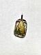 Sterling Silver And Roman Glass Pendant Antique Handmade In Jerusalem