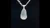 Sterling U0026 Fine Silver Natural Sea Glass Necklace Item G000052