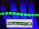 Sterling Uranium Glass Tennis Bracelet Emerald Cut Green 925 Silver