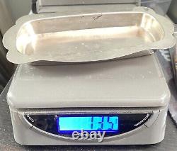 Stieff STERLING SILVER Butter dish with glass tray Vintage mid century 022-Z