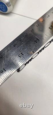 Stunning Antique Sterling Silver Art Nouveau Blue Czech Carved Glass Choker