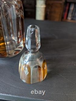 Swedish GAB Sterling Silver Mounted Cut Glass Decanter 1947-48 Scandinavian MCM