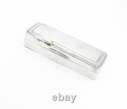 TIFFANY & CO. 925 Sterling Silver Vintage Shiny Square Glasses Case TR1187
