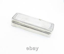 TIFFANY & CO. 925 Sterling Silver Vintage Shiny Square Glasses Case TR1187