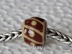 TROLLBEADS Mini Barrel Bead EVENT ONLY Milk Chocolate & Cream RARE (ONE) NEW