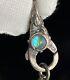 Trollbead Dichroic Glass Lock Sterling Silver Bracelet W Charm Retired Authentic