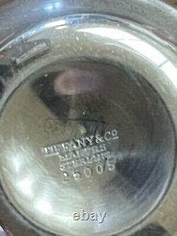 Tiffany & Co Small Vintage Sterling Silver Platter And Six Shot Glasses