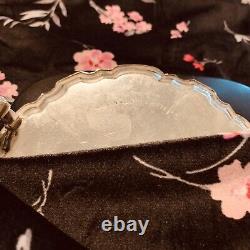 Tiffany & Co Small Vintage Sterling Silver Platter And Six Shot Glasses