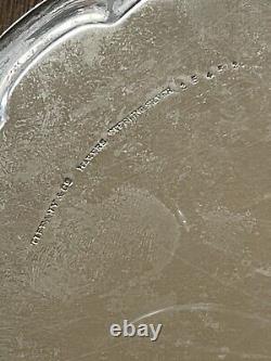 Tiffany & Co Small Vintage Sterling Silver Platter And Six Shot Glasses