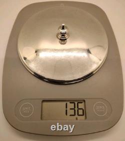 Tiffany & Co. Sterling Silver & Cut Glass Covered Dish Pattern 18671