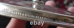 Tiffany & Co. Sterling Silver & Cut Glass Covered Dish Pattern 18671