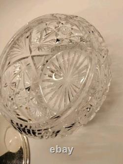 Tiffany & Co. Sterling Silver & Cut Glass Covered Dish Pattern 18671