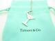 Tiffany & Co. Sterling Silver Martini Glass Olive Charm Necklace 16 Pouch A