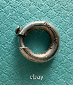 Tiffany & Co. Sterling Silver Martini Glass Olive Charm with925 Spring Ring Clasp