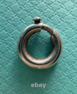 Tiffany & Co. Sterling Silver Martini Glass Olive Charm with925 Spring Ring Clasp