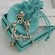 Tiffany & Co Sterling Silver Party Cupcake Gift Champagne Glass Charm Bracelet