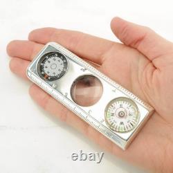 Tiffany & Co Sterling Silver Ruler Compass Magnifying Glass Thermometer