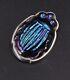 Tiffany & Co. Sterling Silver And Favrile Glass Scarab Beetle Brooch, 20 Grams
