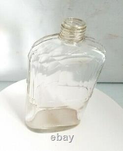 Tiffany & Co Sterling Union Silver Cup And Crystal Glass Whiskey Liquor Flask