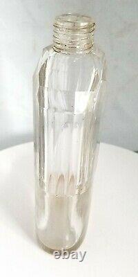 Tiffany & Co Sterling Union Silver Cup And Crystal Glass Whiskey Liquor Flask