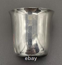 Tiffany Sterling Silver Shot Glass / Measure Cup No Monogram Barware Great Cond