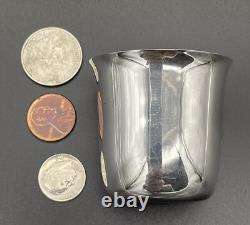 Tiffany Sterling Silver Shot Glass / Measure Cup No Monogram Barware Great Cond