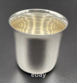 Tiffany Sterling Silver Shot Glass / Measure Cup No Monogram Barware Great Cond