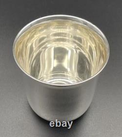 Tiffany Sterling Silver Shot Glass / Measure Cup No Monogram Barware Great Cond