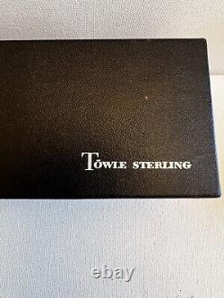Towle Sterling Silver Cordial Cups / Shot Glass Set of 6 with Original Box Vintage