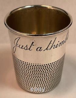 Towle Sterling Silver Just A Thimbleful Shot Glass / Jigger #82